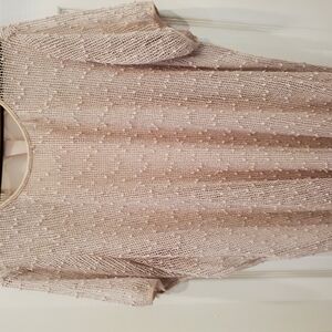 Elegant Beige Women's Blouse